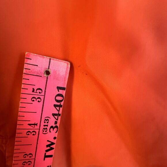 Lauren Ralph Lauren Fidajete Balmacaan Travel Trench Coat Womens Sz XL Orange - Picture 9 of 16